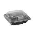 Pactiv EarthChoice Hinge-Lid Takeout Container, 1-Cmp, 28oz, 7.5x7.5x3, PK150 PK DC757100B000